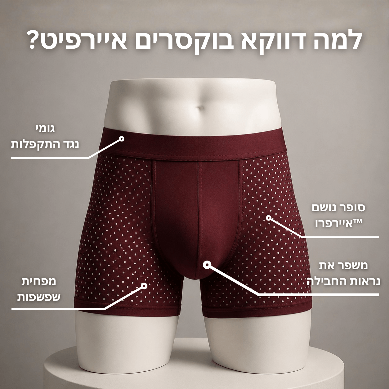 מארז בוקסרים איירפיט