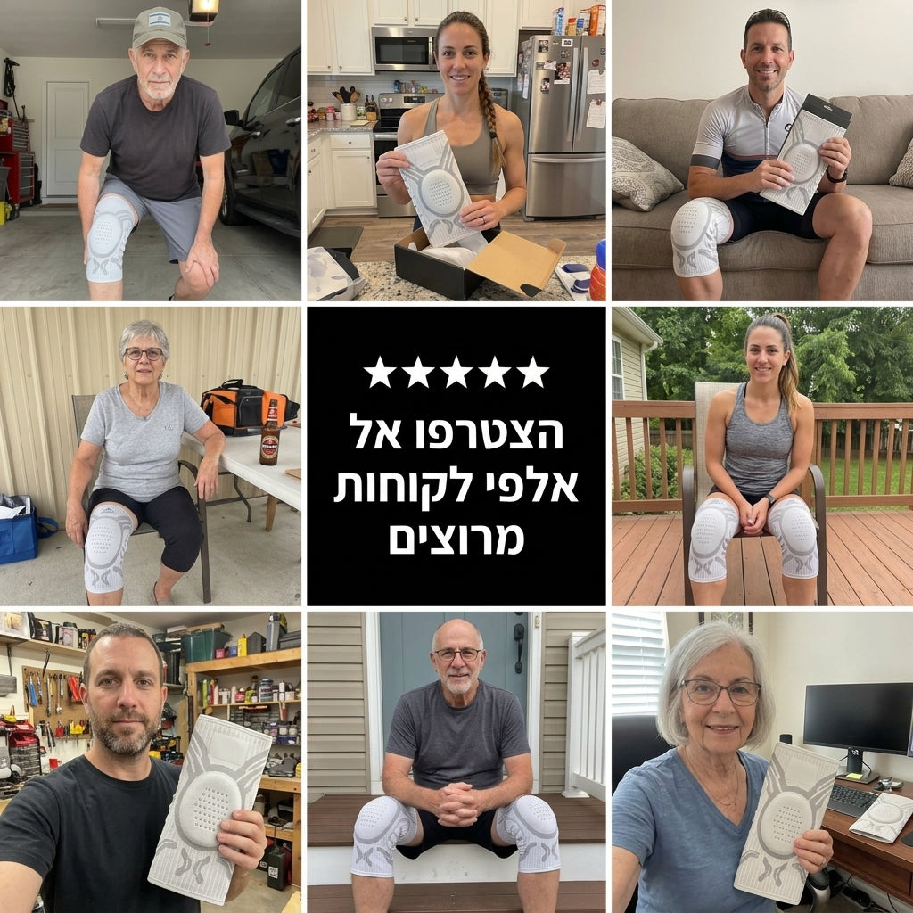 תומך הברך המתכוונן של Achieve
