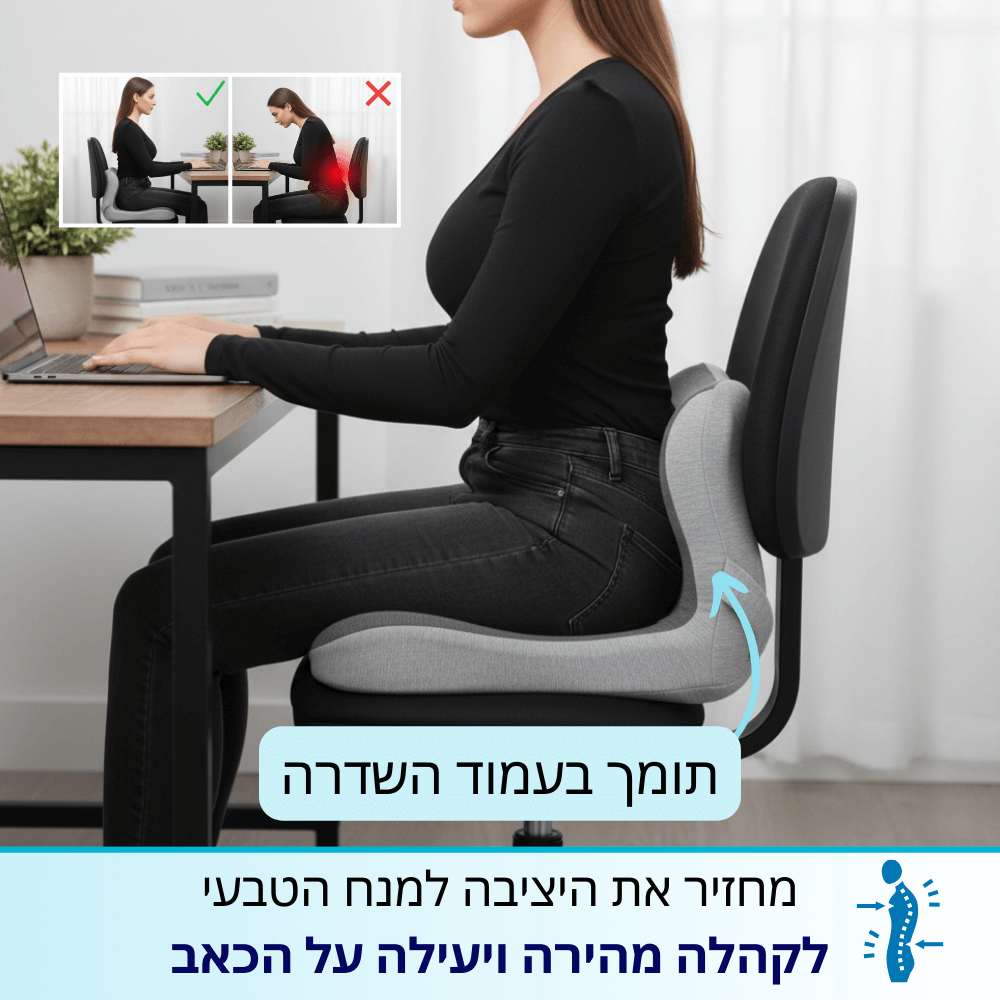 כרית גב בריא+ מבית Achieve